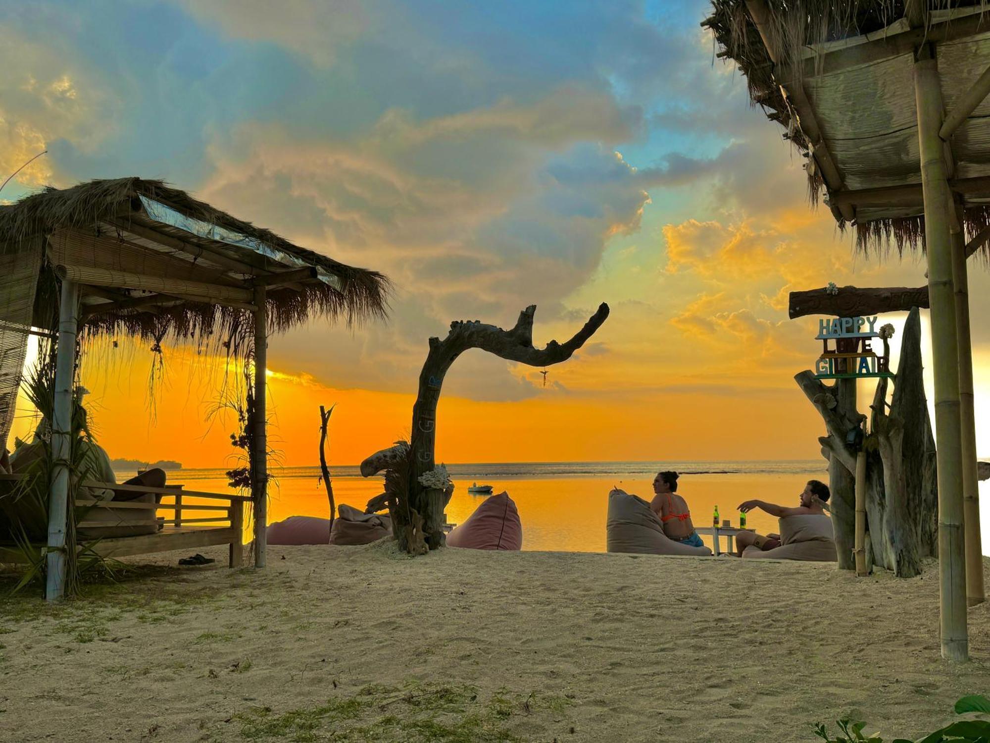Dream Makers Beach House Gili Air Exterior foto